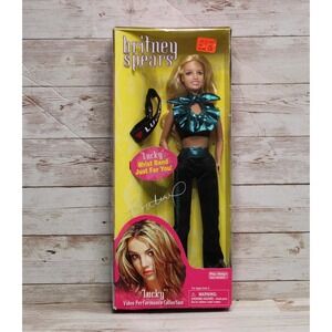 RARE Vintage 2001 Play Along Britney Spears Lucky Doll -  Brand New Unopened‎